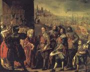 PEREDA, Antonio de The Relief of Genoa Sweden oil painting artist